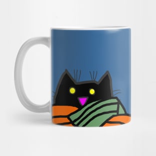 Two Cats in the Pumpkin Patch Mug